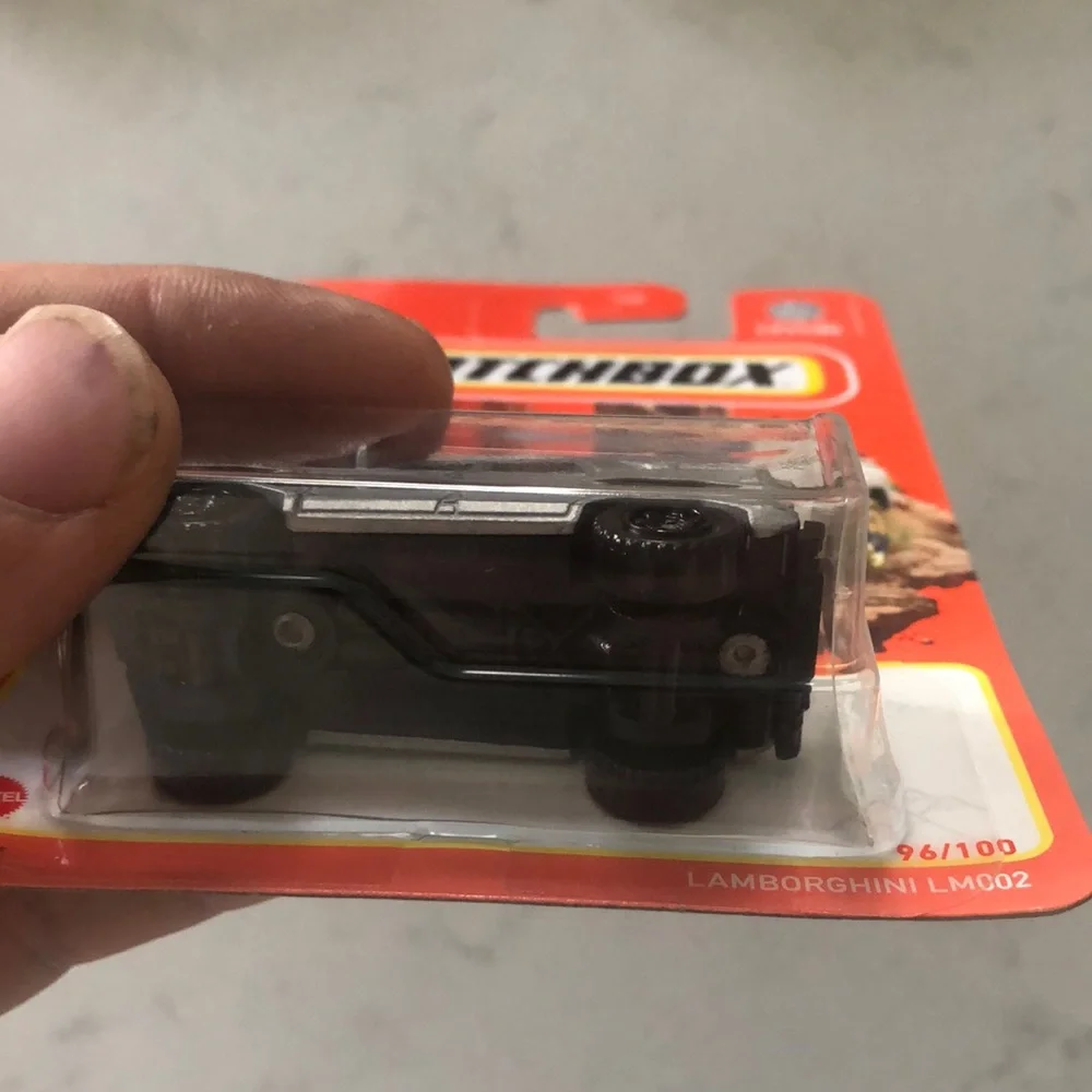 Matchbox Silver Lamborghini LM002 Toy Car